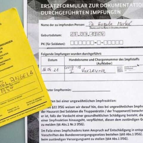 Εμβολιάστηκε με AstraZeneca η Μέρκελ  