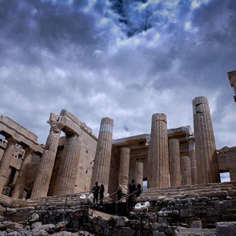 Ο αρχαιολογικός χώρος στην Ακρόπολη