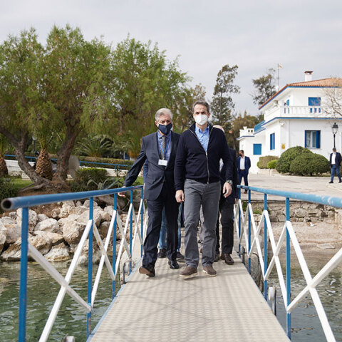 Κυριάκος Μητσοτάκης - Πήγε στον Ισθμό της Κορίνθου - Ενημερώθηκε για την πορεία των έργων