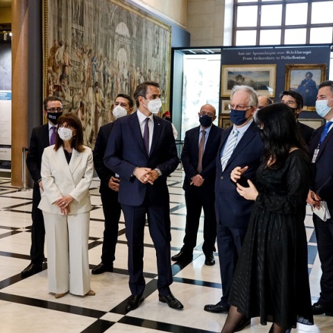 Εγκαίνια της έκθεσης «Αντικρίζοντας την ελευθερία! Στη Βουλή των Ελλήνων, δύο αιώνες μετά»