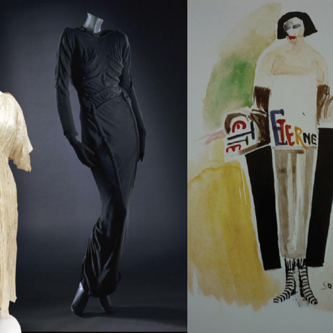 Delphos dress, Skeleton dress, Poem dress