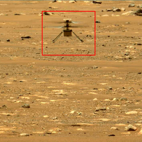 Το drone ελικόπτερο «Ingenuity» στη δεύτερη ιστορική του πτήση στον πλανήτη Άρη
