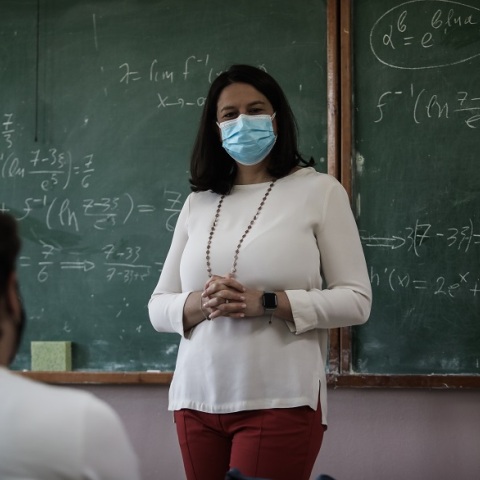 Η υπουργός Παιδείας, Νίκη Κεραμέως