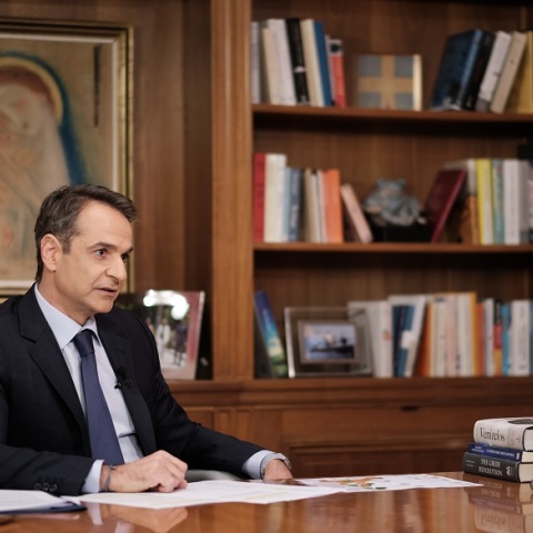 Ο πρωθυπουργός Κυριάκος Μητσοτάκης 