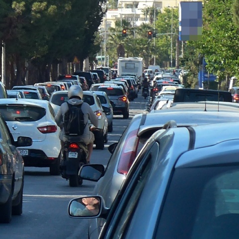 Κίνηση στην παραλιακή (φωτογραφία αρχείου)