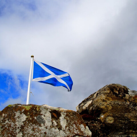Σημαία της Σκωτίας (ΦΩΤΟ ΑΡΧΕΙΟΥ)