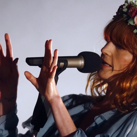 Η Φλόρενς Γουέλς στο μουσικό φεστιβάλ Lollapalooza στη Χιλή το 2016