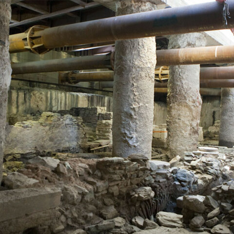 Τα αρχαία στον Σταθμό Βενιζέλου του Μετρό στη Θεσσαλονίκη