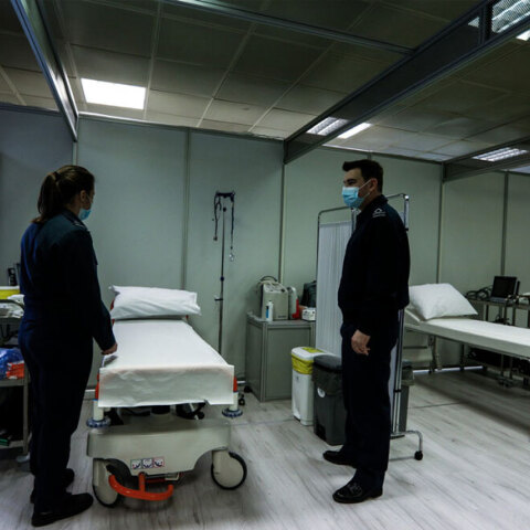 Το εμβολιαστικό κέντρο στο Μαρούσι - Ανοίγει σήμερα Μεγάλο Σάββατο 1 Μαΐου 2021 η πλατφόρμα των ραντεβού για τον εμβολιασμό των ατόμων ηλικίας 45-49 ετών