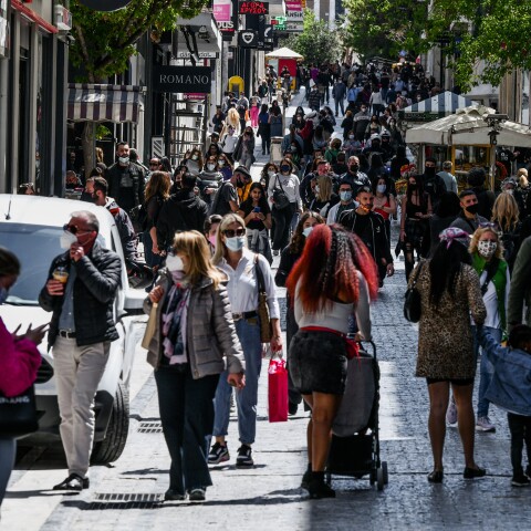 Στιγμιότυπο στην οδό Ερμού
