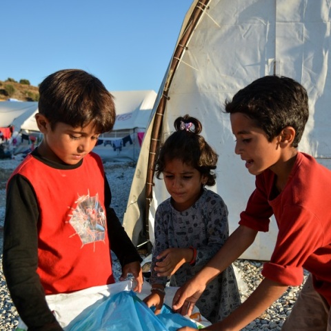Καταυλισμός φιλοξενίας προσφύγων και μεταναστών στο Καρά Τεπέ Λέσβου