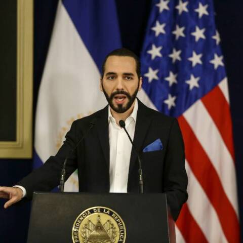 Ο πρόεδρος του El Salvador, Nayib Bukele