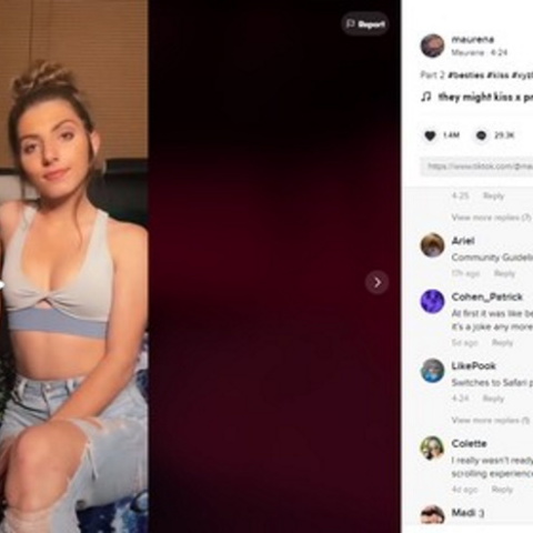 Best Friends Kissing: Η νέα τάση της εφαρμογής του Tik Tok φέρνει στο σημείο δύο κολλητούς να φιλιούνται όμως σηκώνει πολλές αντιδράσεις