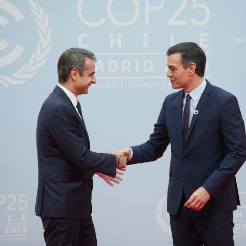 Kυριάκος Μητσοτάκης- Πέδρο Σάντσεθ 