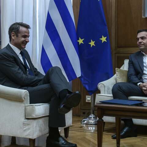 Kυριάκος Μητσοτάκης- Αλέξης Τσίπρας 