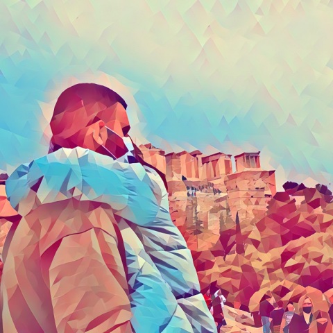 Εικονογράφηση νέων στην Ακρόπολη