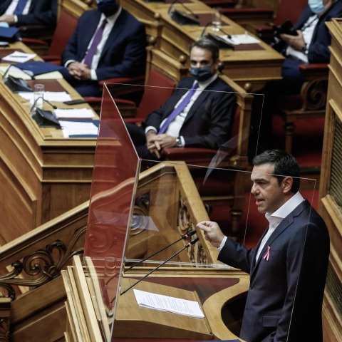 Αλέξης Τσίπρας- Κυριάκος Μητσοτάκης 