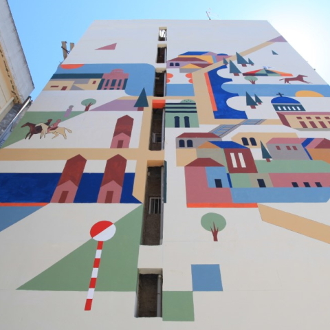 τοιχογραφία Λάρισα