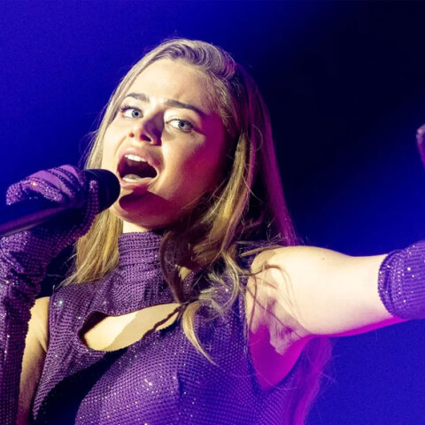 Eurovision 2021: Η Στεφανία Λυμπερακάκη στην πρόβα του «Last Dance» στο Ρότερνταμ © EBU/ANDRES PUTTING 