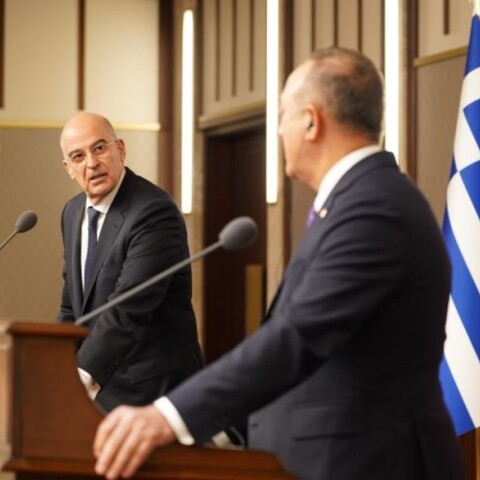 Nίκος Δένδιας- Μεβλούτ Τσαβούσογλου