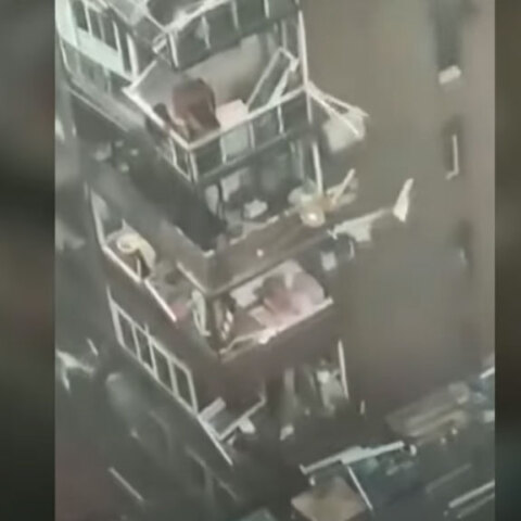 Ανεμοστρόβιλος έπληξε την Ουχάν στην Κίνα