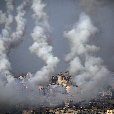 Kατάρρευση κτιρίου στη Γάζα