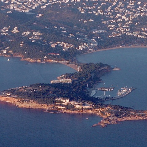 Αεροφωτογραφία του Αστέρα Βουλιαγμένης