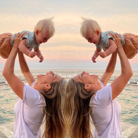 Η Τόρα Μπράιτ και ο γιος της