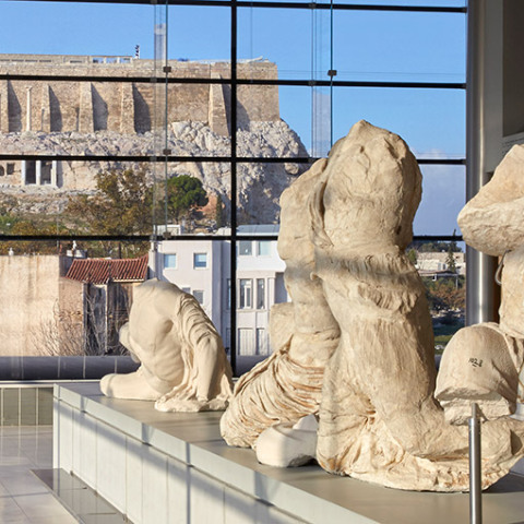 Το εσωτερικό του Μουσείου Ακρόπολης 