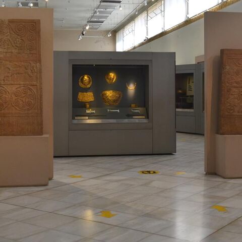 Όψη της Μυκηναϊκής Αίθουσας του Εθνικού Αρχαιολογικού μουσείου