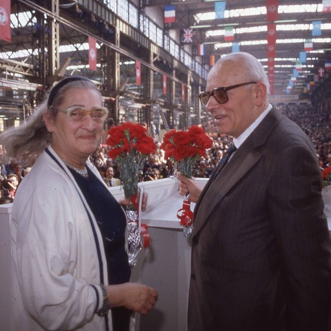 Ο Andrei Sakharov και η σύζυγός του Yelena Bonner, Ιταλία, 1989