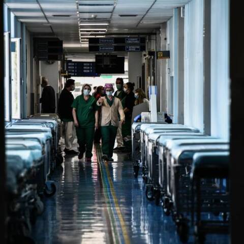 Στιγμίοτυπο από το νοσοκομείο "Ερυθρός Σταυρός"