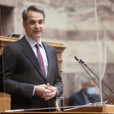 Ο πρωθυπουργός Κυριάκος Μητσοτάκης