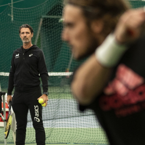 Στέφανος Τσιτσιπάς και Πατρίκ Μουράτογλου