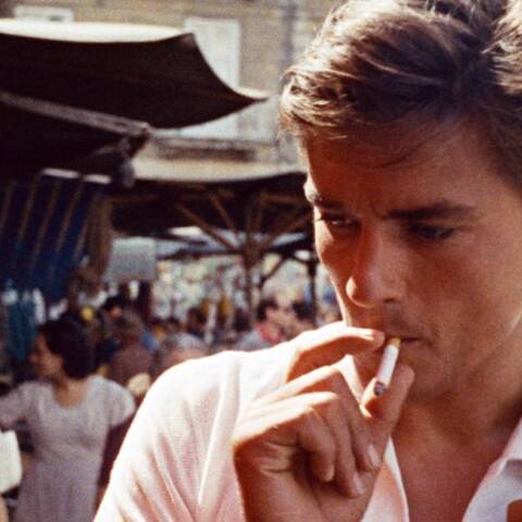 Ο Αλέν Ντελόν στην ταινία «Purple Noon (Γυμνοί στον ήλιο)»