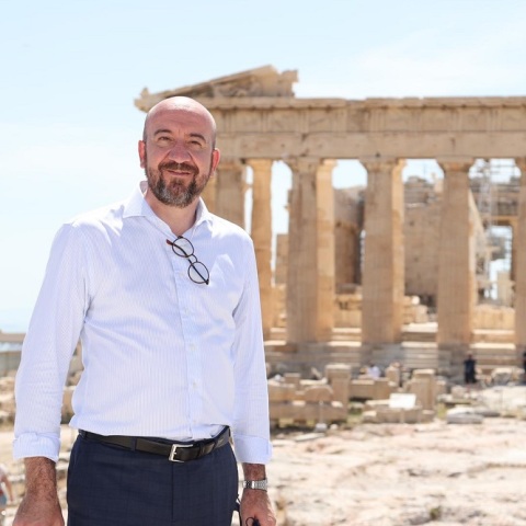 Ο πρόεδρος του Ευρωπαϊκού Συμβουλίου, Σαρλ Μισέλ 