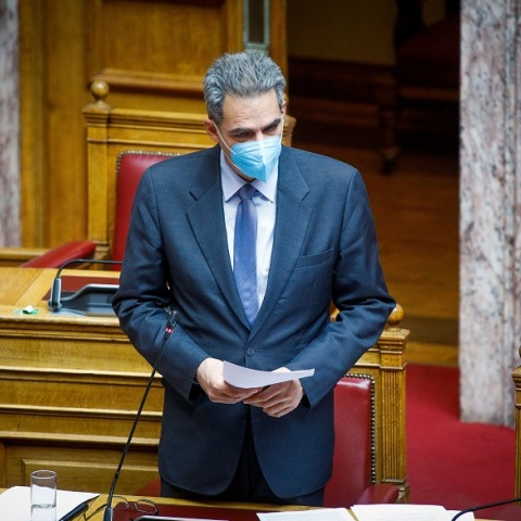 Ο υφυπουργός Παιδείας, Άγγελος Συρίγος