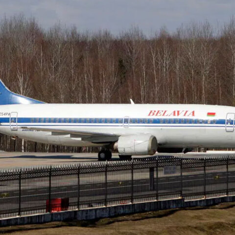 Αεροσκάφος της Belavia, του εθνικού αερομεταφορέα στη Λευκορωσία