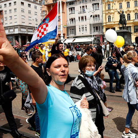 Κροατία: Πολίτες διαδηλώνουν κατά της έκτρωσης στο Ζάγκρεμπ