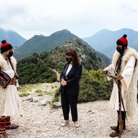 Στο Σούλι για τις επετειακές εκδηλώσεις η Πρόεδρος της Δημοκρατίας, Κατερίνα Σακελλαροπούλου