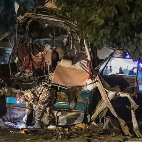 Αφγανιστάν - Βόμβα σε λεωφορείο στην Καμπούλ