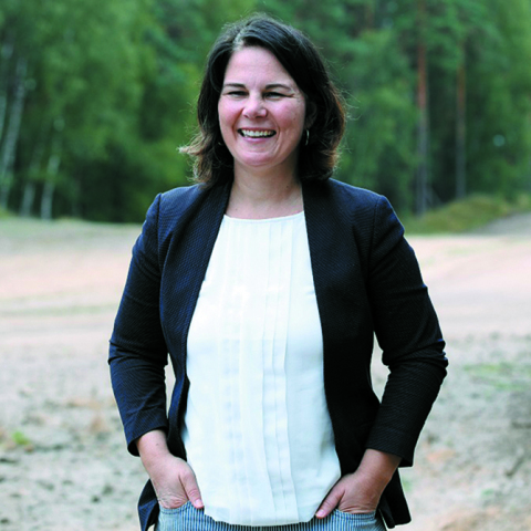 Η Annalena Baerbock, φαβορί για τη θέση της καγκελαρίου της Γερμανίας