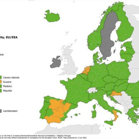 Κορωνοϊός: «Πράσινη» η Ελλάδα στον χάρτη του ΕCDC, καθώς ο δείκτης θετικότητας παραμένει κάτω από το 4%