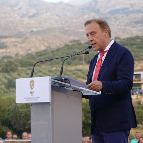 Νίκος Σταμπολίδης, ο πρώτος γενικός διευθυντής στο Μουσείο Ακρόπολης (ΦΩΤΟ ΑΡΧΕΙΟΥ)