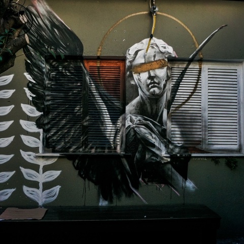 Γκράφιτι στην πόλη της Δράμας