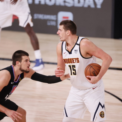 Στιγμιότυπο από αγώνα του Νίκολα Γιόκιτς