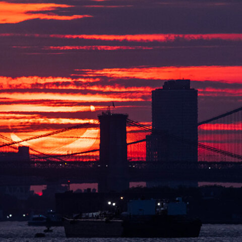 Μερική έκλειψη ηλίου στη Νέα Υόρκη