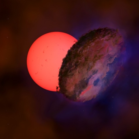 Γιγάντιο άστρο που φαίνεται να αυξομειώνει τη φωτεινότητα του