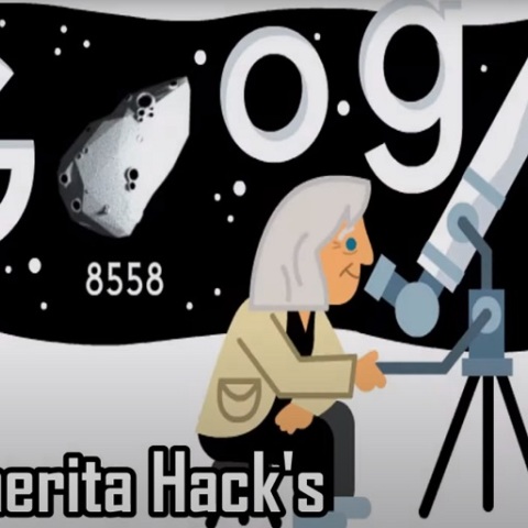 Η Margherita Hack στο σημερινό Google Doodle