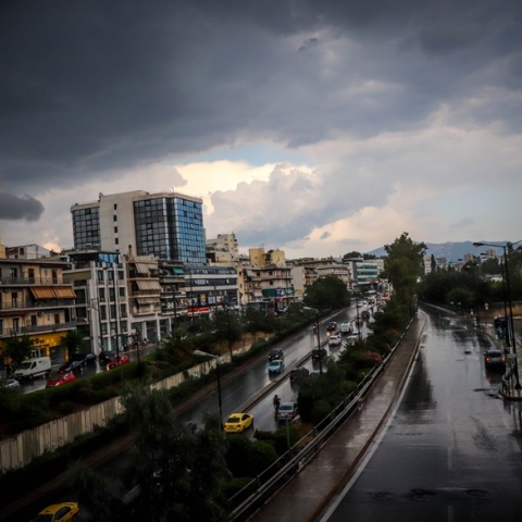 Καταιγίδα στην Αττική